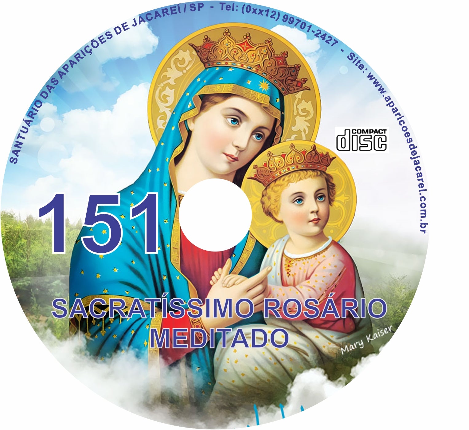 CD Rosário Meditado 151 CD Rosário Meditado 151